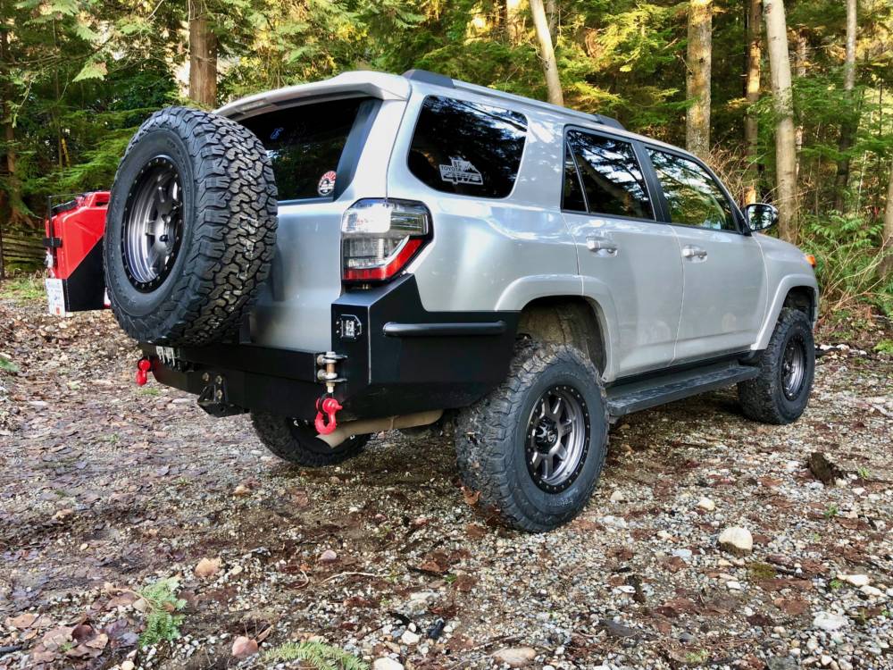 5th Gen 4Runner Full Height Rear Plate Bumper Kit 9