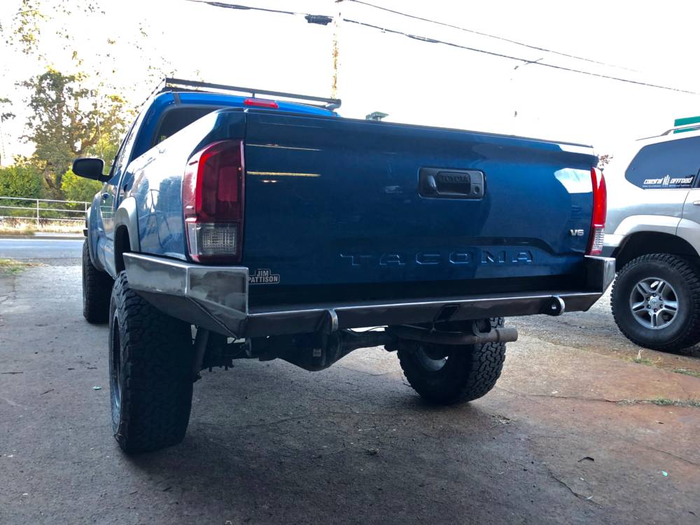 3rd Gen Tacoma High Clearance Rear Bumper Kit 12