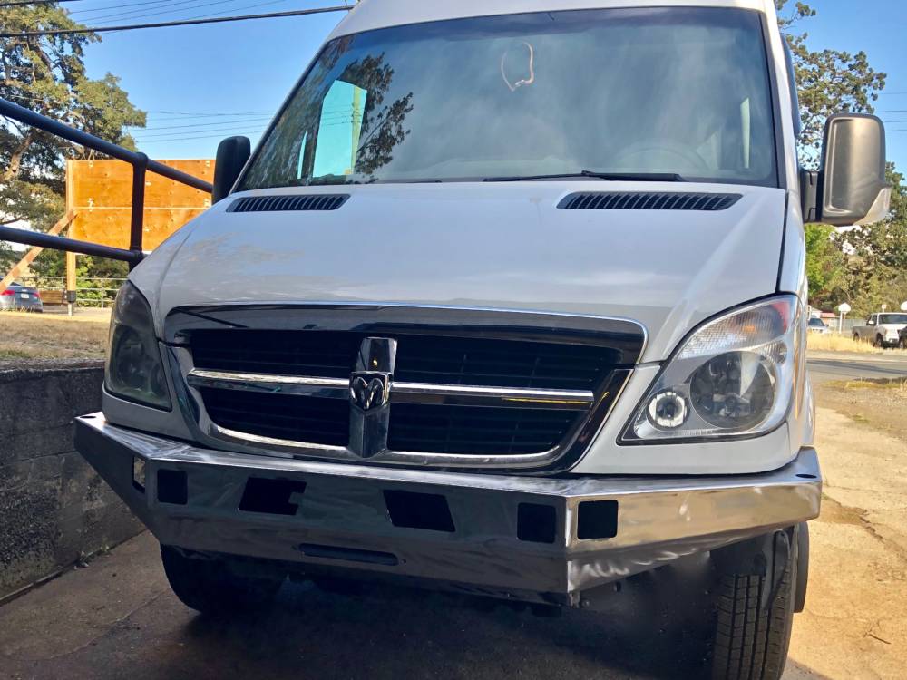 2nd Generation Mercedes Sprinter High Clearance Front Bumper Kit 10