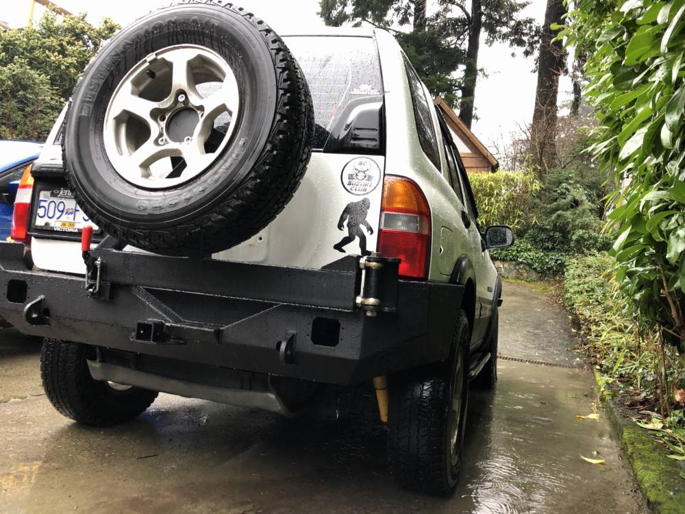 2nd Gen Suzuki Vitara Low Profile Rear Bumper Kit 5