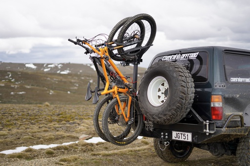 Swing-away Bike Rack Attachment